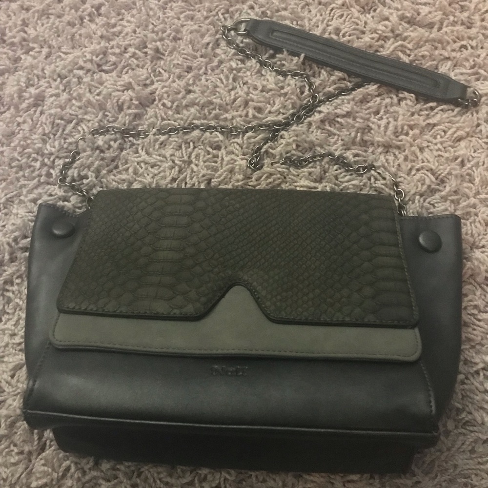 Faux Snakeskin Purse